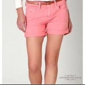 Anthropologie Pilcro Paper Boy cuffed shorts